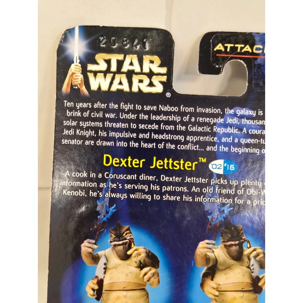 Star Wars Dexter Jettster Attack of the Clones Coruscant Informant Hasbro 2002